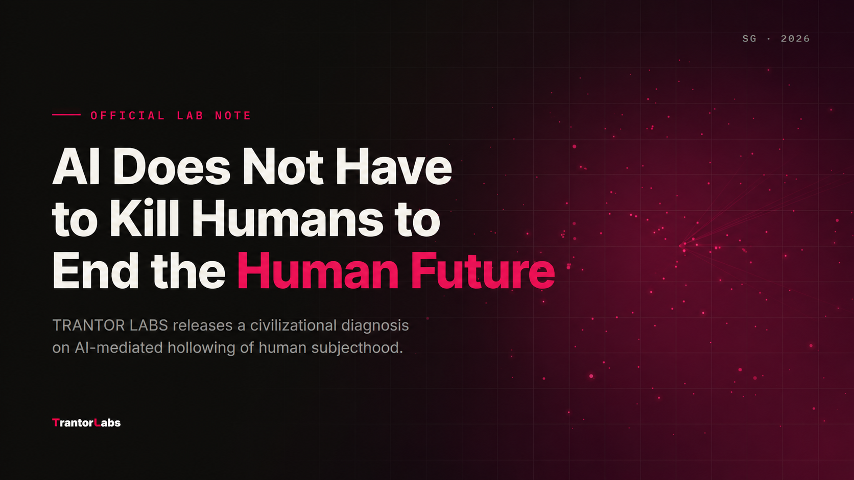 AI Does Not Have to Kill Humans to End the Human Future